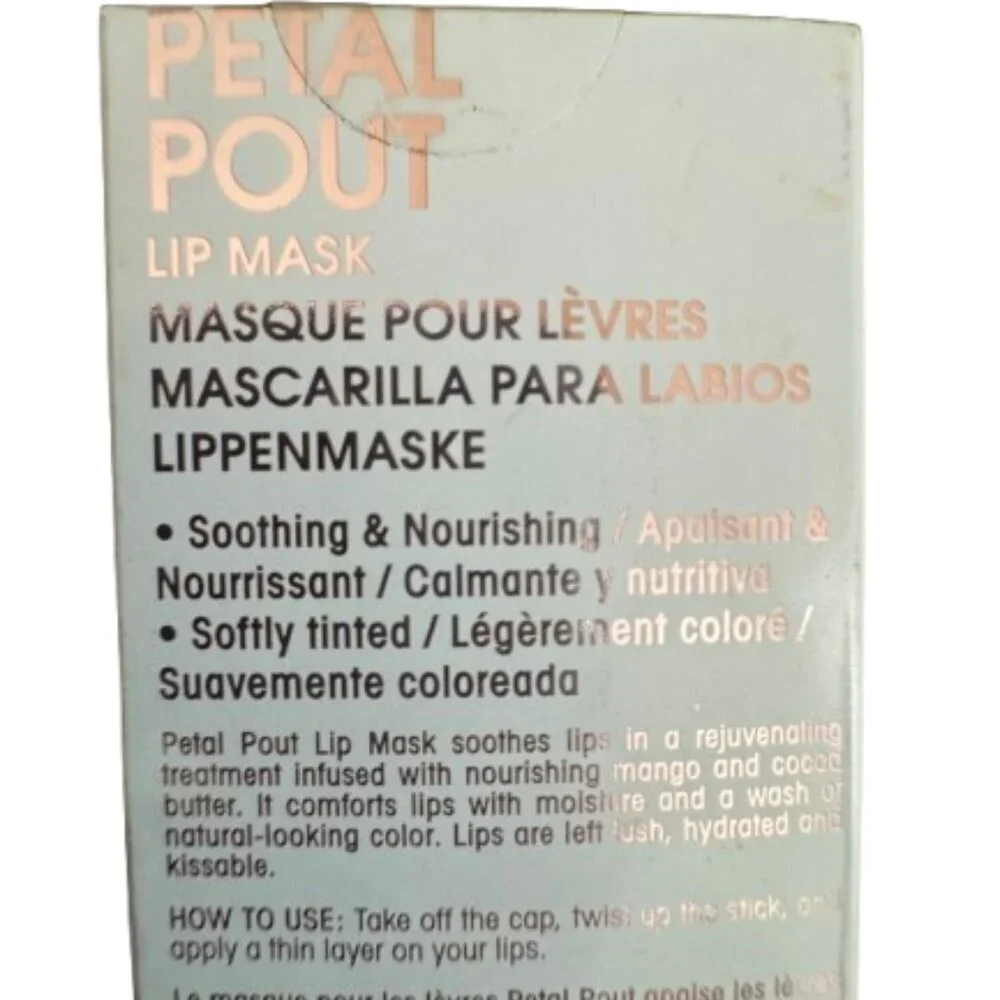 NEW Lot of 2 FLOWER Petal Pout Lip Mask Nectar LM3 - 0.05 Fl Oz